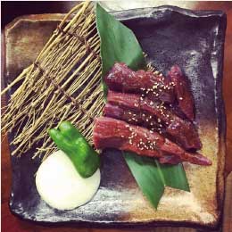 屋久鹿の肉は絶品!